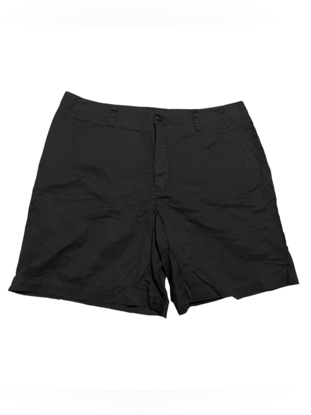 NWT Eddie Bauer Black Twill Women’s Shorts 7” Inseam Sz 14